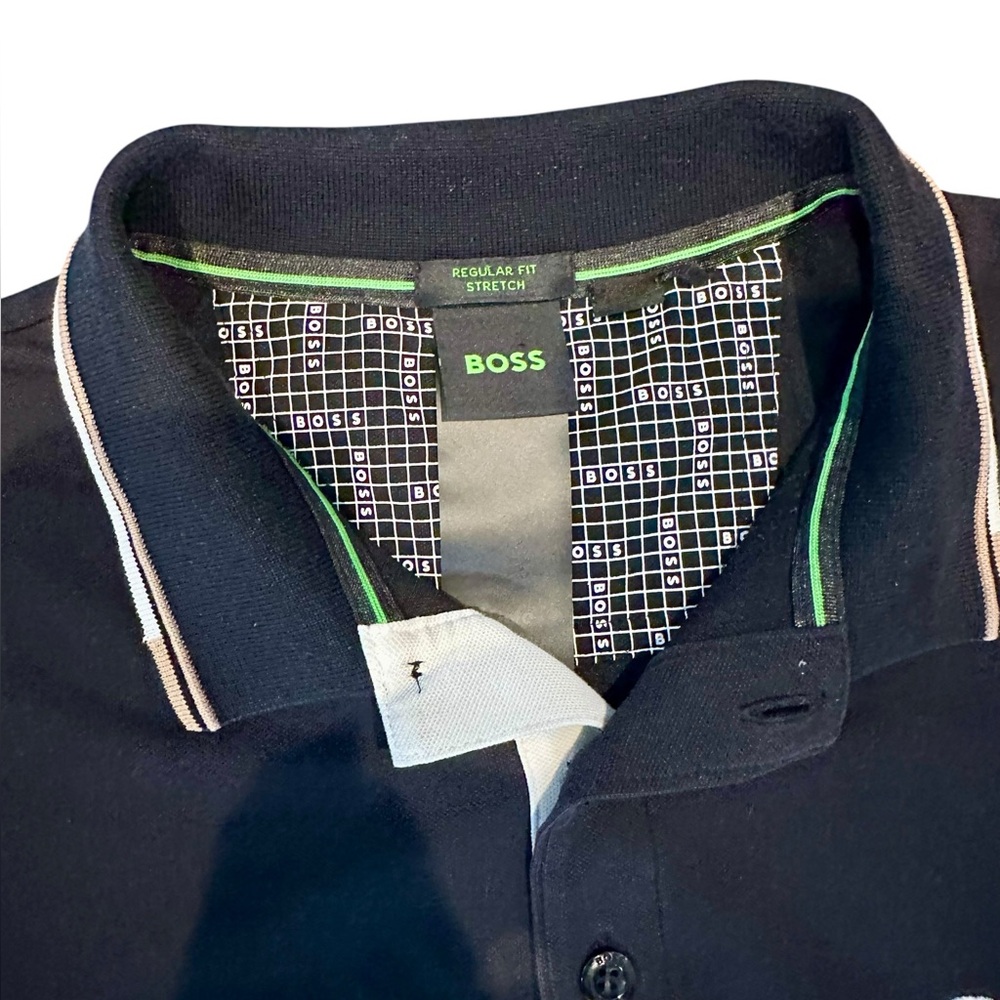 Boss Men's Black Polo Shirt - Picture 4 of 8